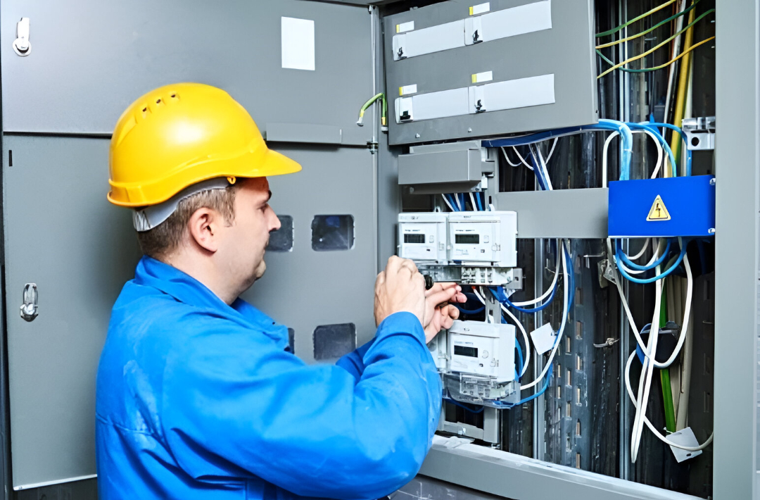 Installation or upgrade of an electrical meter by a Level 2 electrician in Stanmore