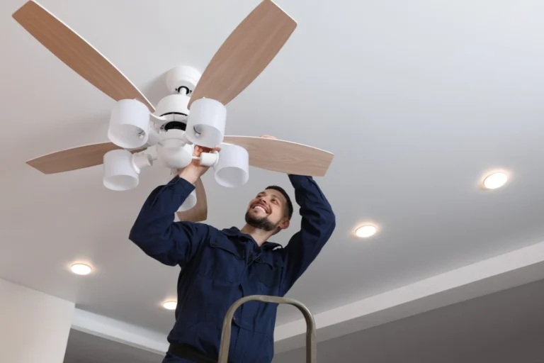 Professional ceiling fan installations by a licensed electrician in Glebe.