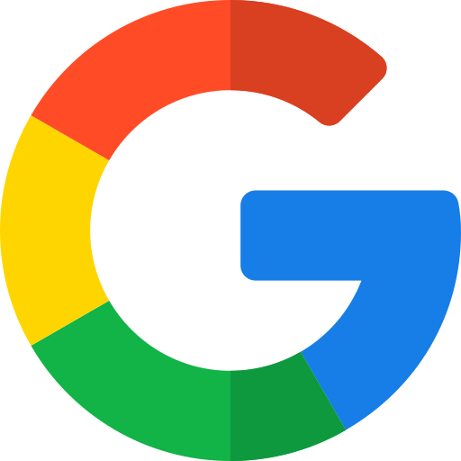 Google logo: the multicolored circular 'G' emblem in blue, red, yellow, and green