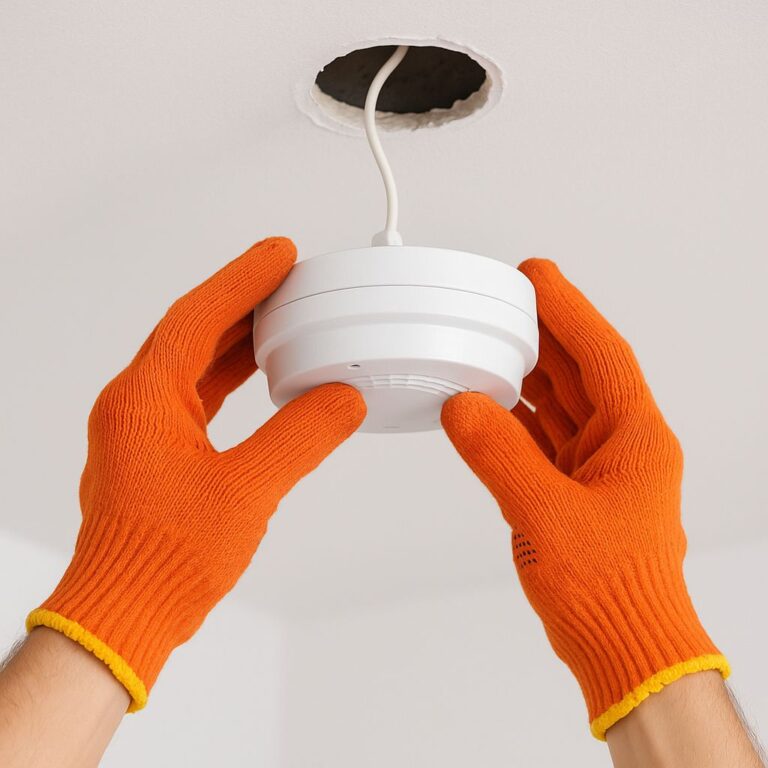 AS 3786-compliant smoke alarm installation and testing in a Ashfield