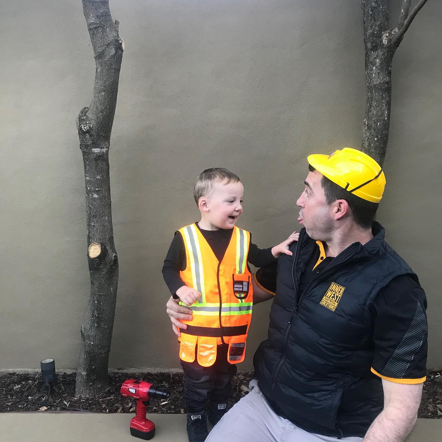 IWES owner, Chris Mico, and son